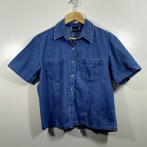 Erika Blue Jean Blouse